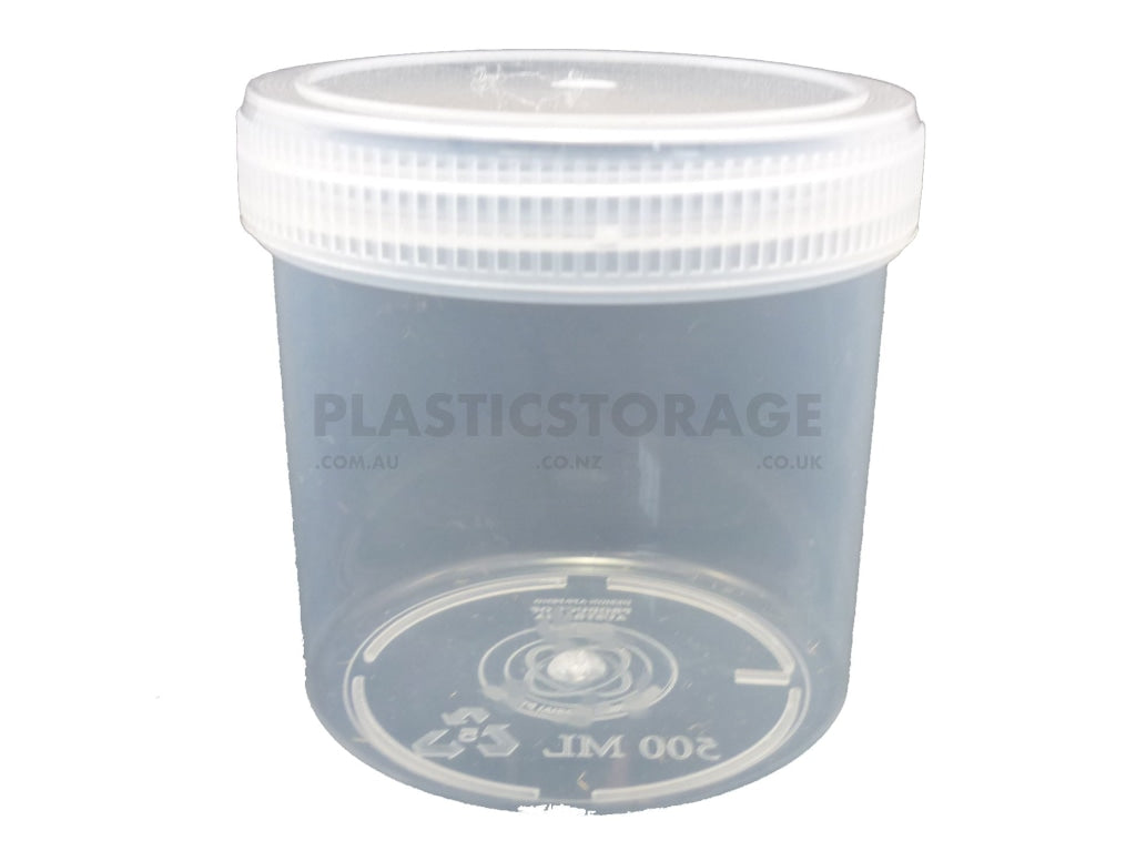 500Ml Screw Top Jar Clear