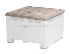 Load image into Gallery viewer, 780L Pallet Mega Bin Solid Base &amp; Lid
